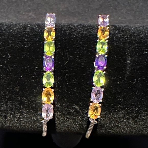 STS Kirk Multi-Gemstone Anklet Set - Picture 1 of 2